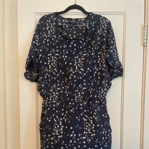 Navy Blue Short Dress